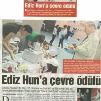 EDİZ HUN MİNİK ÇEVRECİLERLE BULUŞTU