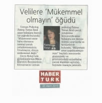 Velilere “Mükemmel Olmayın” Öğüdü